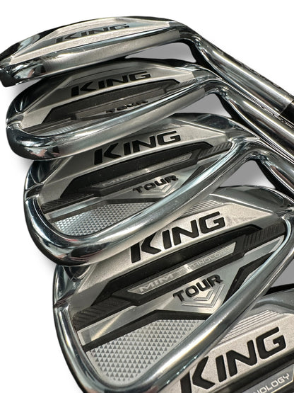 Cobra King MIM Tour 4-PW Irons - KBS $-Taper 120 Stiff Flex
