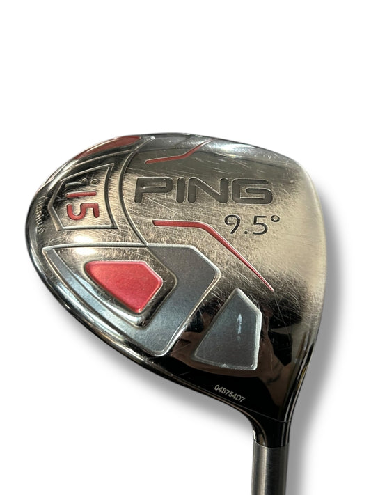 Ping i15 Driver - NO HEADCOVER - 9.5 Degree - Mamiya Tour Stiff Flex