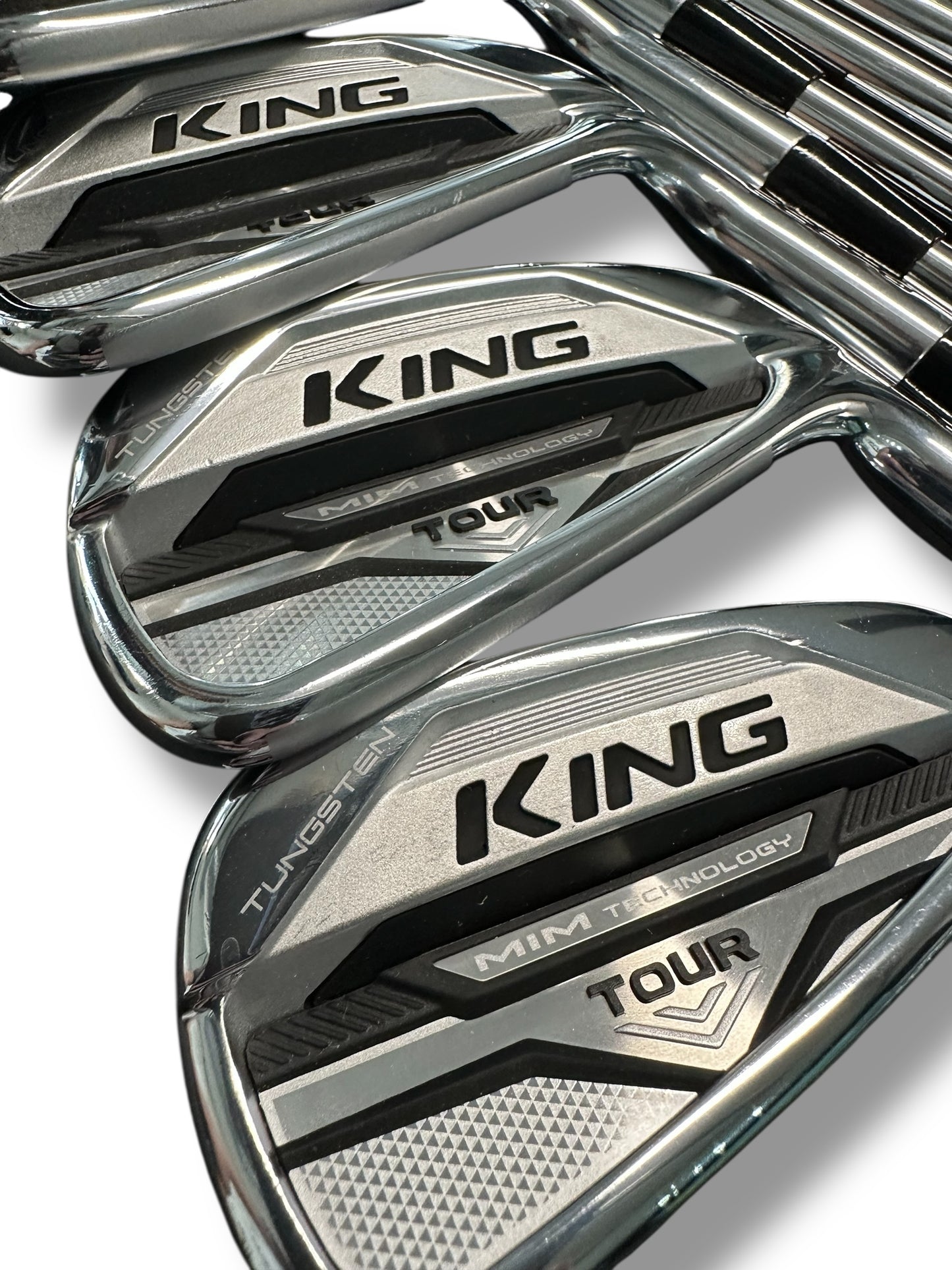 Cobra King MIM Tour 4-PW Irons - KBS $-Taper 120 Stiff Flex