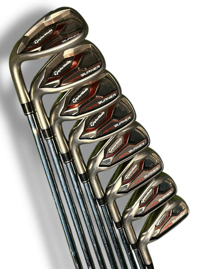 TaylorMade Aero Burner Irons / 4-SW / Left Hand / Regular Flex