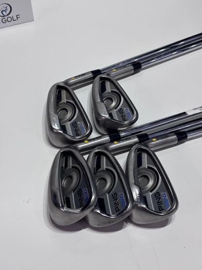 Ping G-Series Yellow Dot 5-PW Irons (No 9 Iron) - AWT Regular Flex