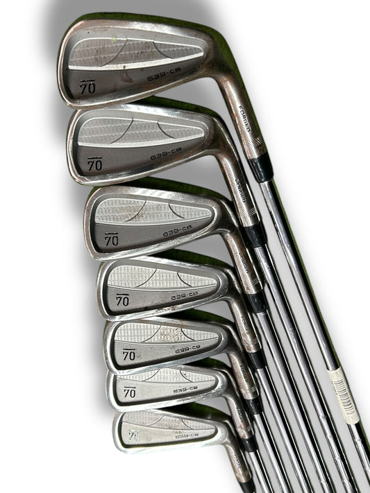 SUB70 4-PW 639-CB Irons - KBS Regular Steel - Raw finish