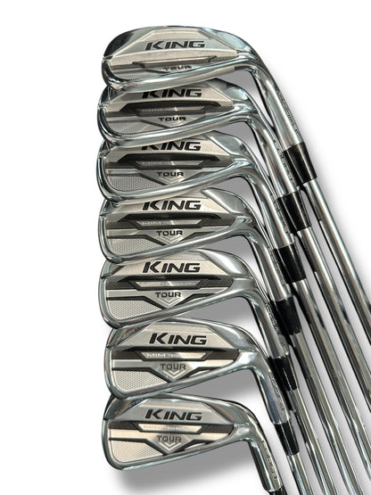 Cobra King MIM Tour 4-PW Irons - KBS $-Taper 120 Stiff Flex