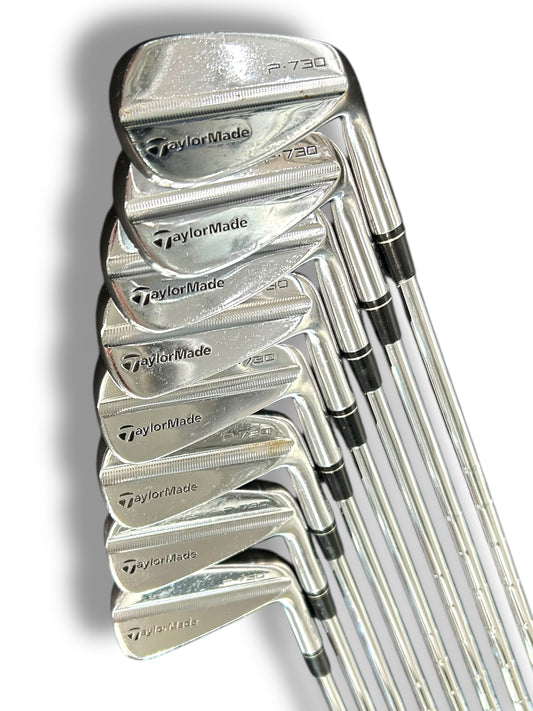 TaylorMade P730 3-PW Irons - +1 Inch - KBS Tour Stiff Flex