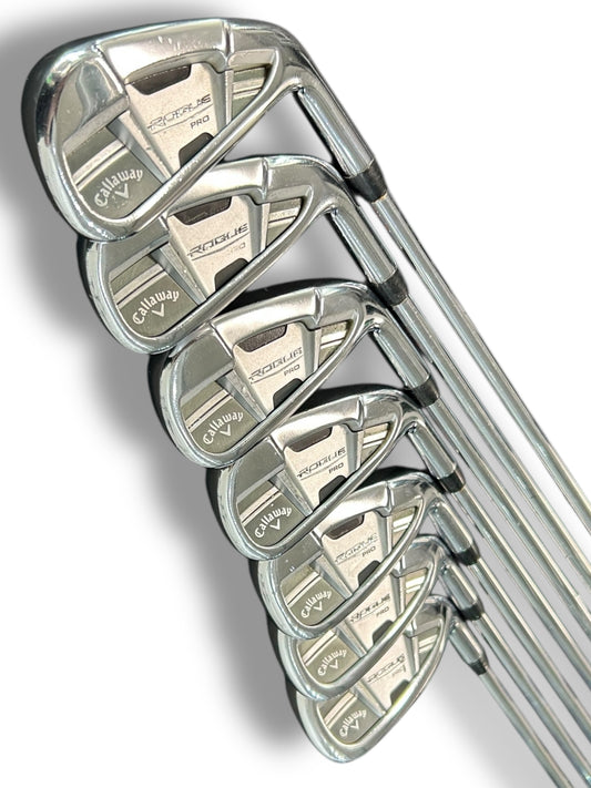 Callaway Rogue Pro 4-PW Irons - XP 105 Stiff Flex