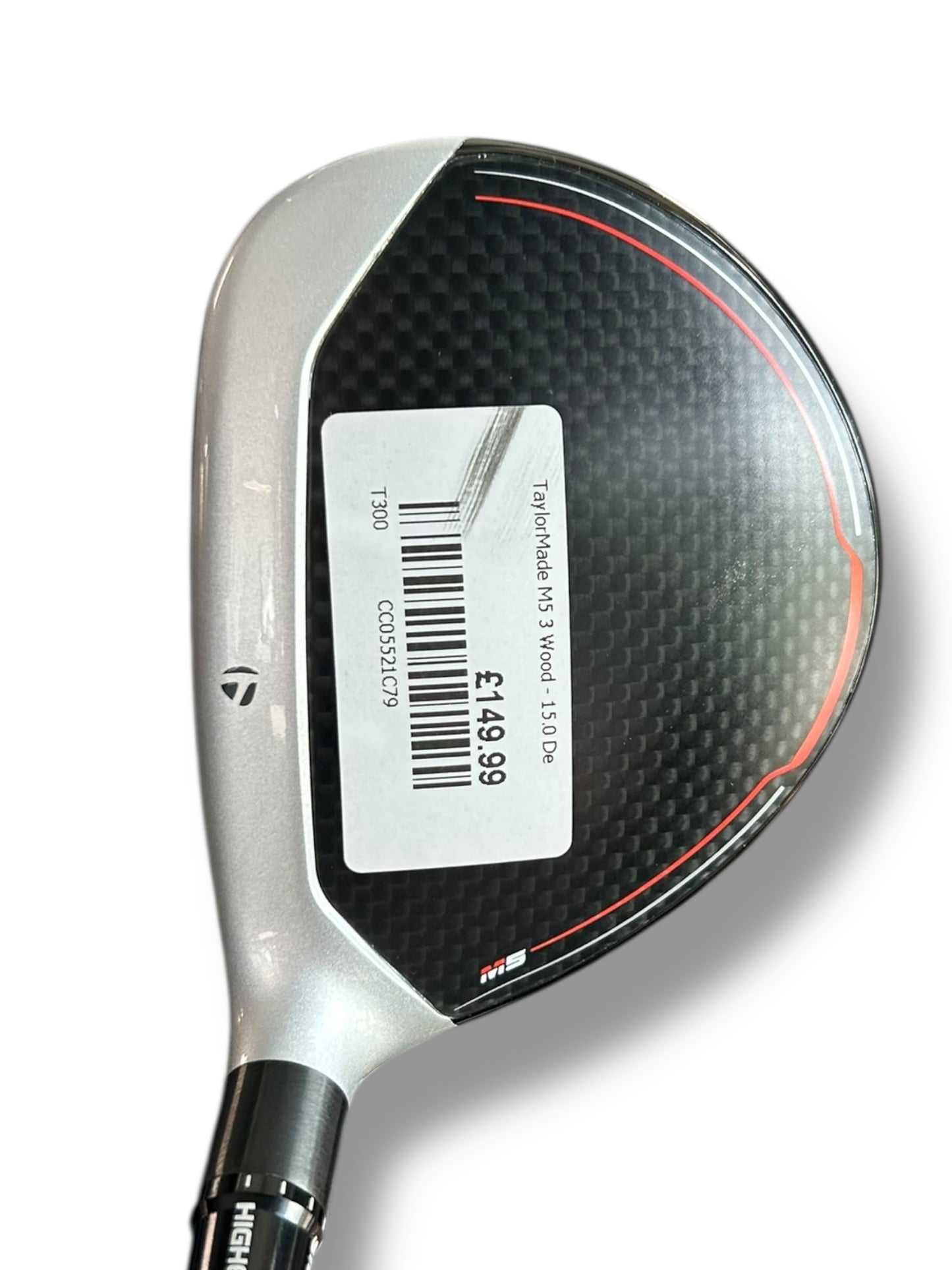 TaylorMade M5 Titanium 3 Wood - 15.0 Degree - F1 70g Stiff Flex