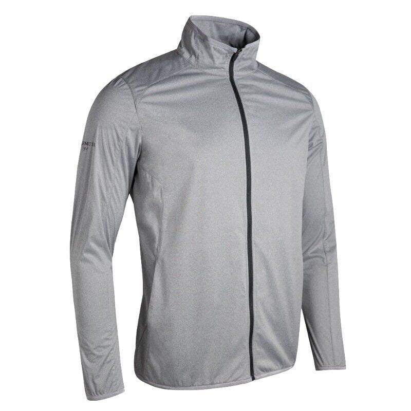 Glenmuir Mens Elrick Zip Front Lightweight Water Repellent Golf Jacket - Grey